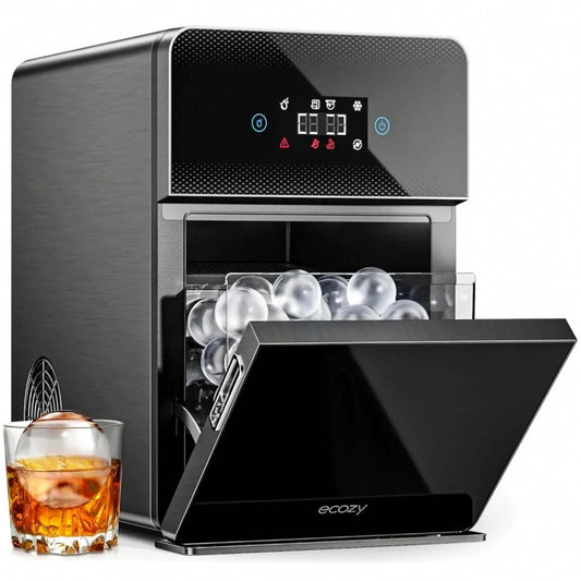 Round Ice Sphere Maker ❄️🥃 | Slow-Melting Clear Ice for Premium Drinks